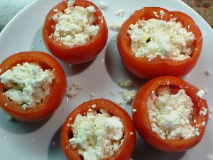 With goats cheese